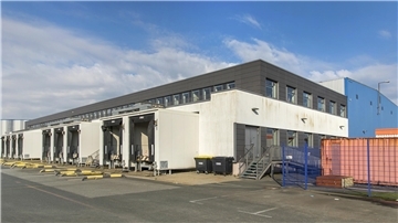 Das Gebäude der Grenzkontrollstelle für den Lebensmittelimport in Bremerhaven.