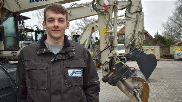 Er ist der beste Maurergeselle in Niedersachsen: Tom Meyer aus Spaden.