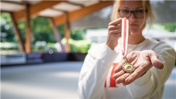 ERC-Rollkunstlauf-Trainerin Constance Hoßfeld-Seedorf hat das Quartett für die deutsche Meisterschaft vorbereitet.