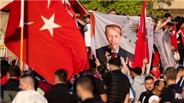 Erdogan-Anhänger im Duisburger Norden.