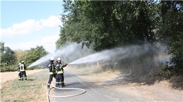 Erfolgreich beendeten nach zwei Jahren die angehenden Mitglieder der Feuerwehren ihre Truppmann-2-Ausbildung.