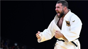 Erik Abramov holte bei der Judo-EM in Montenegro Bronze.