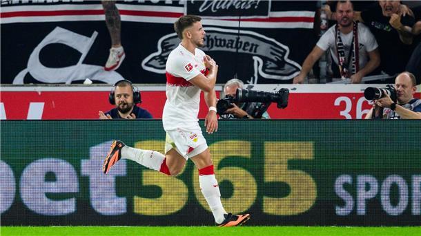 Demirovic glänzt: VfB verhindert St. Paulis Sprung auf eins Ermedin Demirovic lässt Stuttgart jubeln.