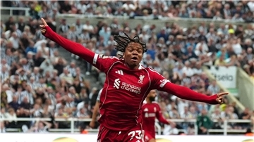 Erzielt den Siegtreffer für Liverpool: Der erst 16 Jahre alte Ngumoha