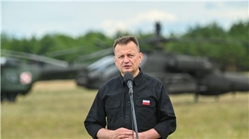 „Es geht uns darum, den Aggressor abzuschrecken, damit er nicht wagt, Polen anzugreifen“, sagt Polens Verteidigungsminister Mariusz Blaszczak.