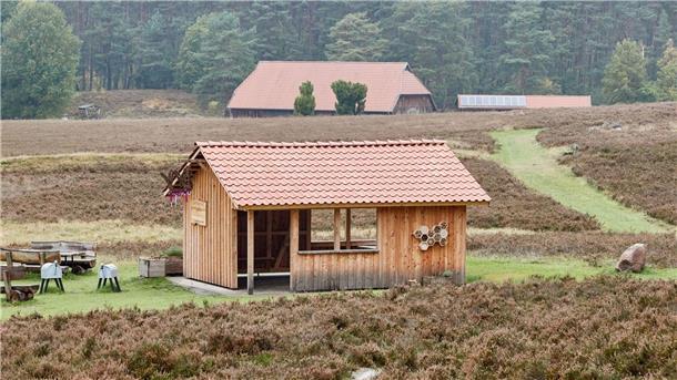 Es gibt einen Kompromiss um die Wanderhütte in der Heide.
