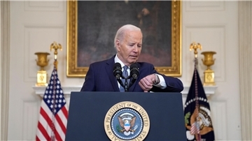 „Es ist ein Fahrplan für einen dauerhaften Waffenstillstand und die Freilassung aller Geiseln“: Joe Biden.