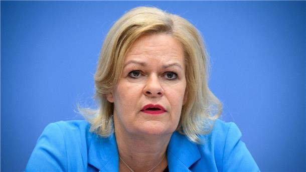 Faeser sieht mehr Gewaltbereitschaft bei Linksradikalen „Es muss jetzt hart gehandelt werden“: Nancy Faeser.
