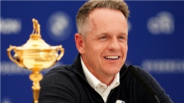 Europas Ryder-Cup-Kapitän Luke Donald hat seine zwölf Spieler für den Kontinentalvergleich mit den USA beisammen. (Archivbild)