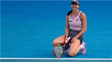Eva Lys war im Achtelfinale chancenlos