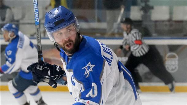 Ex-Pinguins-Verteidiger Michail Kozhevnikov ist mittlerweile Kapitän der israelischen Eishockey-Nationalmannschaft.