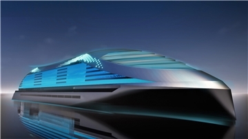 Fährt auch bei Flaute elektrisch und damit ohne Emissionen und Lärm: So könnte das Kreuzfahrtschiff der Zukunft aussehen.