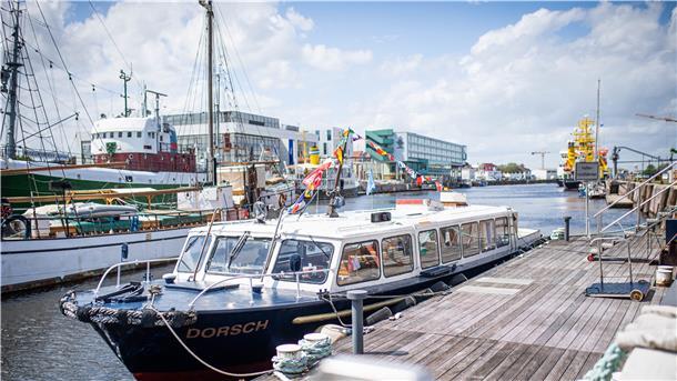 Die "Dorsch" im Fischereihafen.