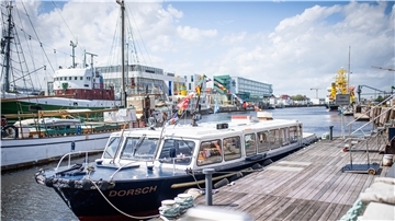 Die "Dorsch" im Fischereihafen.