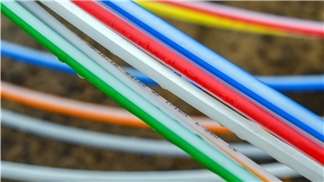 Bunte Kabel.