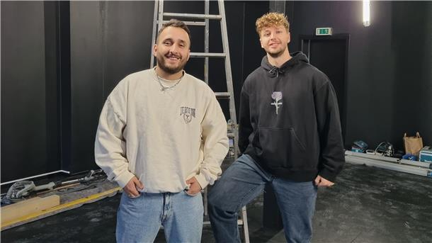 Feriz Sula (links) und Moritz Beer im Tanzhaus