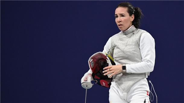 Wieder keine Medaille: Leiden der Fechter gehen weiter Florettfechterin Anne Sauer scheiterte bei ihrem Olympia-Debüt im Viertelfinale.