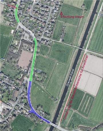 Planung der Sanierungsarbeiten der Wurster Straße in Weddewarden.