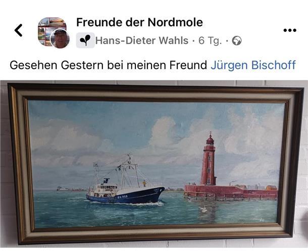Der Molenturm lebt! Eine Facebook-Gruppe bewahrt die Erinnerung Fotos aber auch Gemälde und andere Kunstwerke werden in der Facebook-Gruppe ausgetauscht.