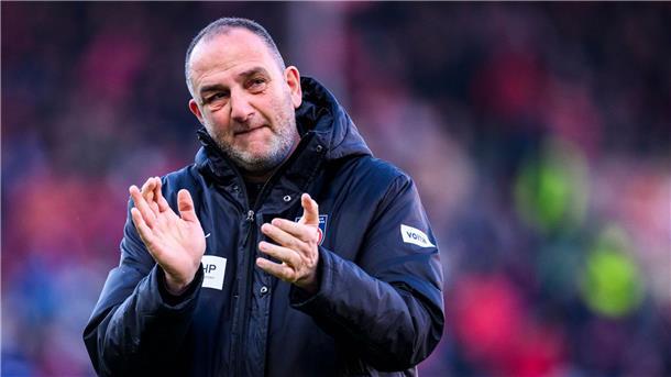 Frank Schmidt sieht den 1. FC Heidenheim auf dem richtigen Weg.