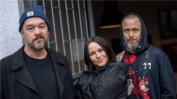Frei sein, unabhängig sein - Raphael Schalz (l-r), Jen Bender und Chriz Falk sind Grossstadtgeflüster.