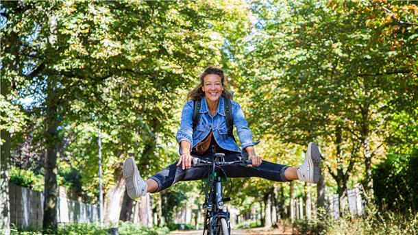 Freude am Radfahren zu wecken ist eines der Ziele der Aktion Stadtradeln.