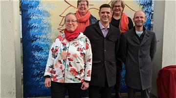 Freuen sich auf viele Besucher beim Leher Adventsmarkt (v. l.) Christiane Koschinski, Andrea Schridde, Mathias Dietzel, AnnekeIhlenfeldt und Olaf Dietzel.