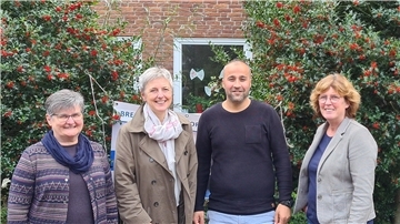 Ingrid Bäuml, Beate Engelberth, Djawar Mohamad und Birgitt Klaukien.
