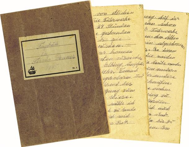 Frieda Penner ist aus Elbing nach Dänemark geflüchet. In Tagebüchern hat sie geschrieben, was sie auf der Flucht 1945 erlebt hat.