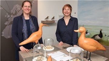 Friederike Ehn (links) und Dr. Anika Seyfferth sind die Leiterinnen des Nationalparkhauses. Wie der Vorstand des Fördervereins hoffen auch sie, dass es gelingt, den finanziellen Engpass zu überwinden.