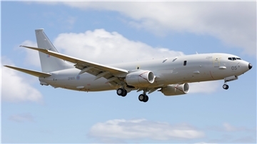Fünf Boeings vom Typ P-8a „Poseidon“ lösen ab 2025 die veralteten Seefernaufklärer vom Typ „Orion“ in Nordholz ab. Das Bild zeigt eine britische Maschine bei einer Übung über Schottland.