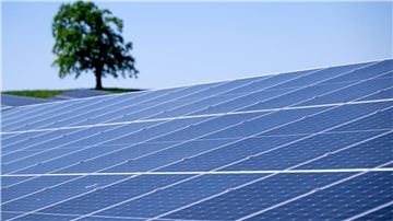 Eine Karte mit den Potenzialflächen für Solarparks.