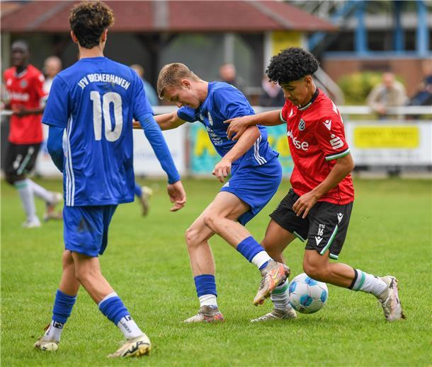 Für einen Sieg gegen Union 60 hat es für die U17-Regionalliga-Fußballer des JFV Bremerhaven trotz Führung nicht gereicht.