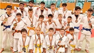 Judoka der Judoschule Kano