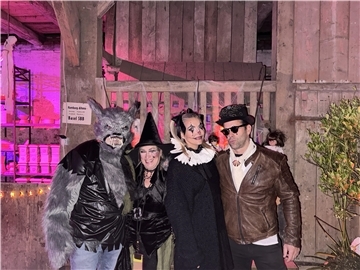 Für viele ist der Reformationstag längst ein inoffizieller Grusel-Feiertag: Mit Musik und Kostümen wird in Wilstedt Halloween gefeiert.