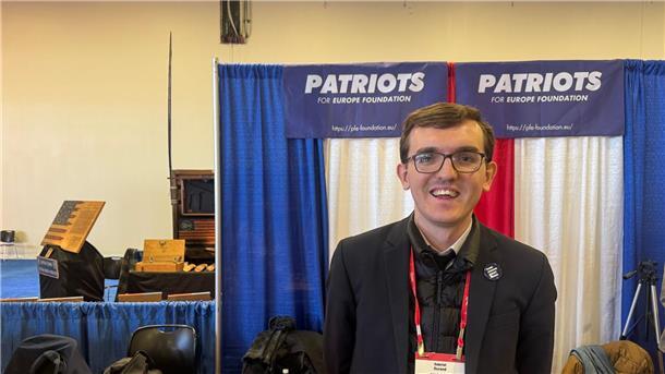 Gabriel Durand ist aus Frankreich in die USA gereist, um bei der Konferenz dabei sein zu können.