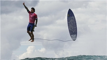 Gabriel Medina bekam fast die Höchstwertung.
