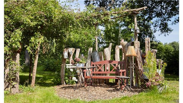 Garten von Edda Barth-Golz und Rainer Golz.