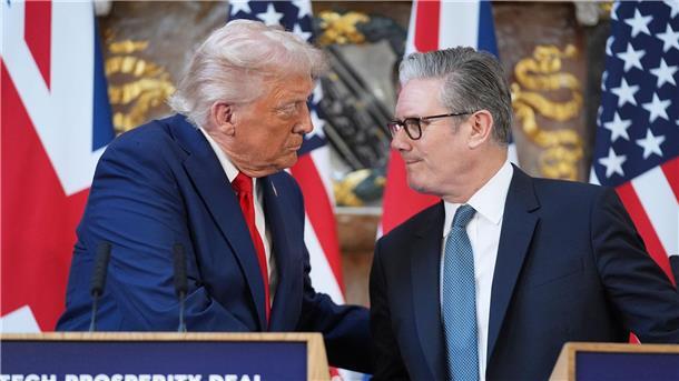 Gaza, Ukraine, Epstein: Trump und Starmer sprachen darüber bei einer gemeinsamen Pressekonferenz.