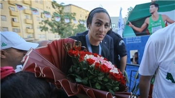 Geht gegen den Box-Verband World Boxing vor: Imane Khelif. (Archivbild)
