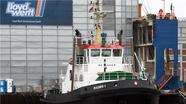 Gelingt doch noch der Verkauf? Die Zukunft der Lloyd Werft ist ungewiss. Am Freitag will sich Regierungschef Andreas Bovenschulte über die Lage und den Stand der Verkaufsverhandlungen informieren.