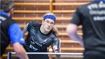 Gemeinsam mit Matti von Harten holt Elger Neumann (im Bild) vom TSV Lunestedt wichtige Punkte. Foto: Hartmann