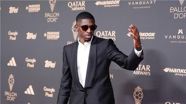 Dembélé gewinnt Goldenen Ball - Deutsche gehen leer aus Gewinner des Goldenen Balls: Ousmane Dembélé von Paris Saint-Germain.