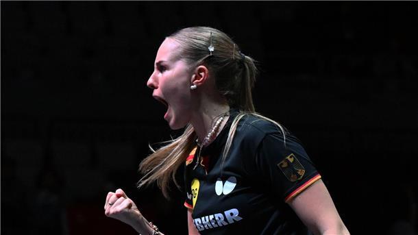 Gewinnt ihr erstes Spiel bei der Team-EM: Tischtennis-Star Annett Kaufmann. (Archivbild)