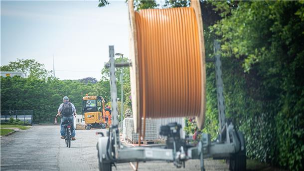 Glasfaserausbau im Schierholzgebiet: Die Bauarbeiten kommen bei einigen Anwohnern nicht so gut an.