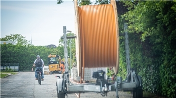 Glasfaserausbau im Schierholzgebiet: Die Bauarbeiten kommen bei einigen Anwohnern nicht so gut an.