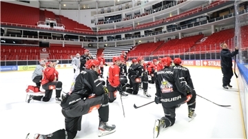 Gleich nach der Landung in Turku absolvierten die Fischtown Pinguins eine Trainingseinheit in der Eisarena der finnischen 178.000-Einwohner-Stadt.