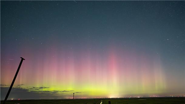 Polarlicht über Otterndorf