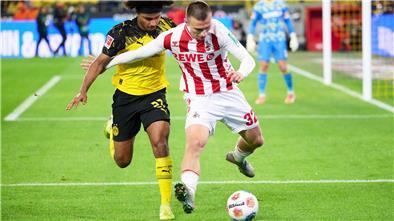 Glücklos gegen Köln: Karim Adeyemi (l).