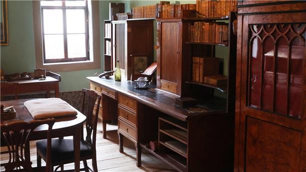 Goethes Arbeitszimmer im Goethe Haus.